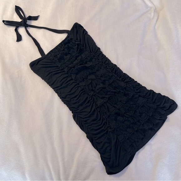 🔥2/$40🔥 GUESS Black Lace Bodycon Stretch Fit Mini  Dress - Picture 2 of 5